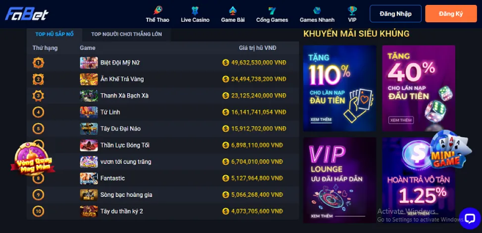 Chương trình VIP p3bet com
